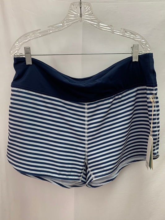 NWT - CARVE DESIGNS navy stripe Borneo Short Unlined Shorts - Size XL