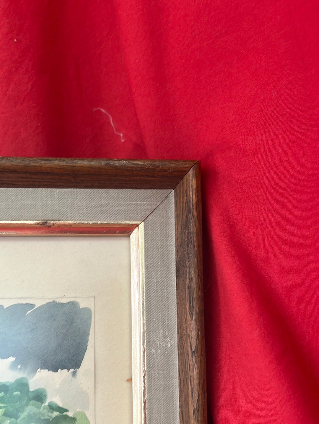 SIGNED AND FRAMED -- Calon, Original Watercolor of Central American Pueblo