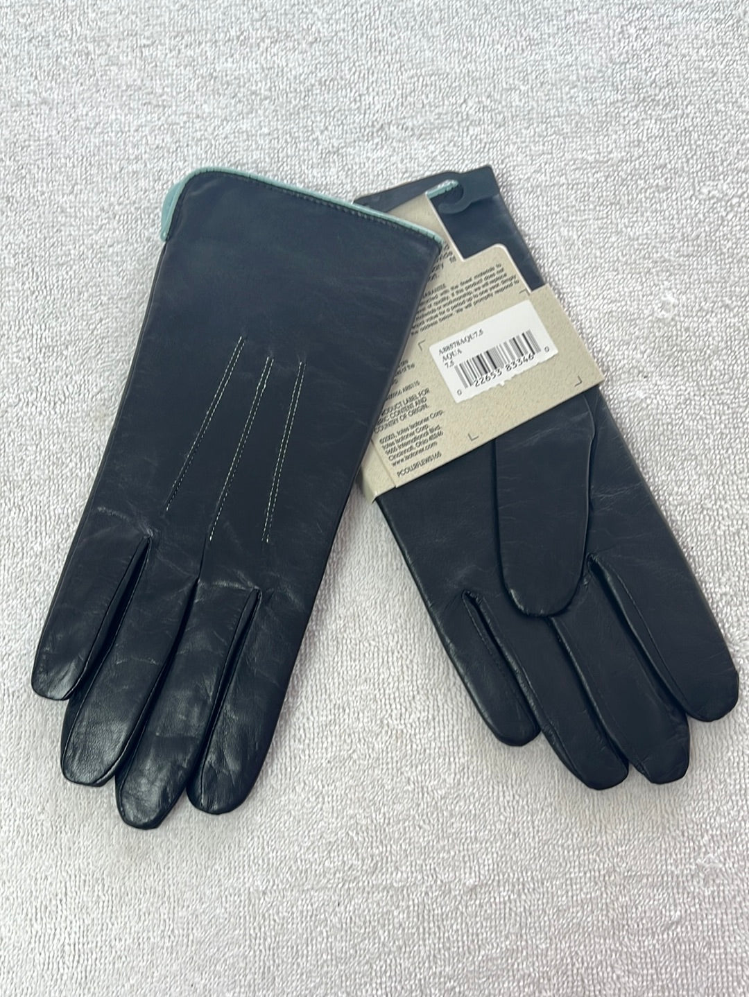 VTG/NIP -- ISOTONER Fleece-line Leather Gloves -- Size 7.5