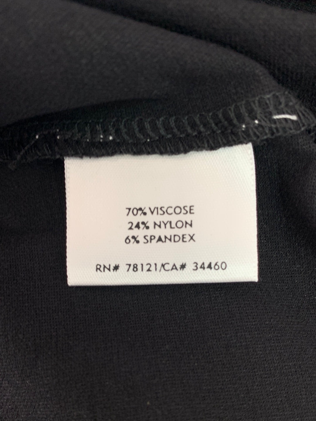 NWT - EILEEN FISHER black Stretch Crepz Pull On Capri Pant w/ Yoke - XL