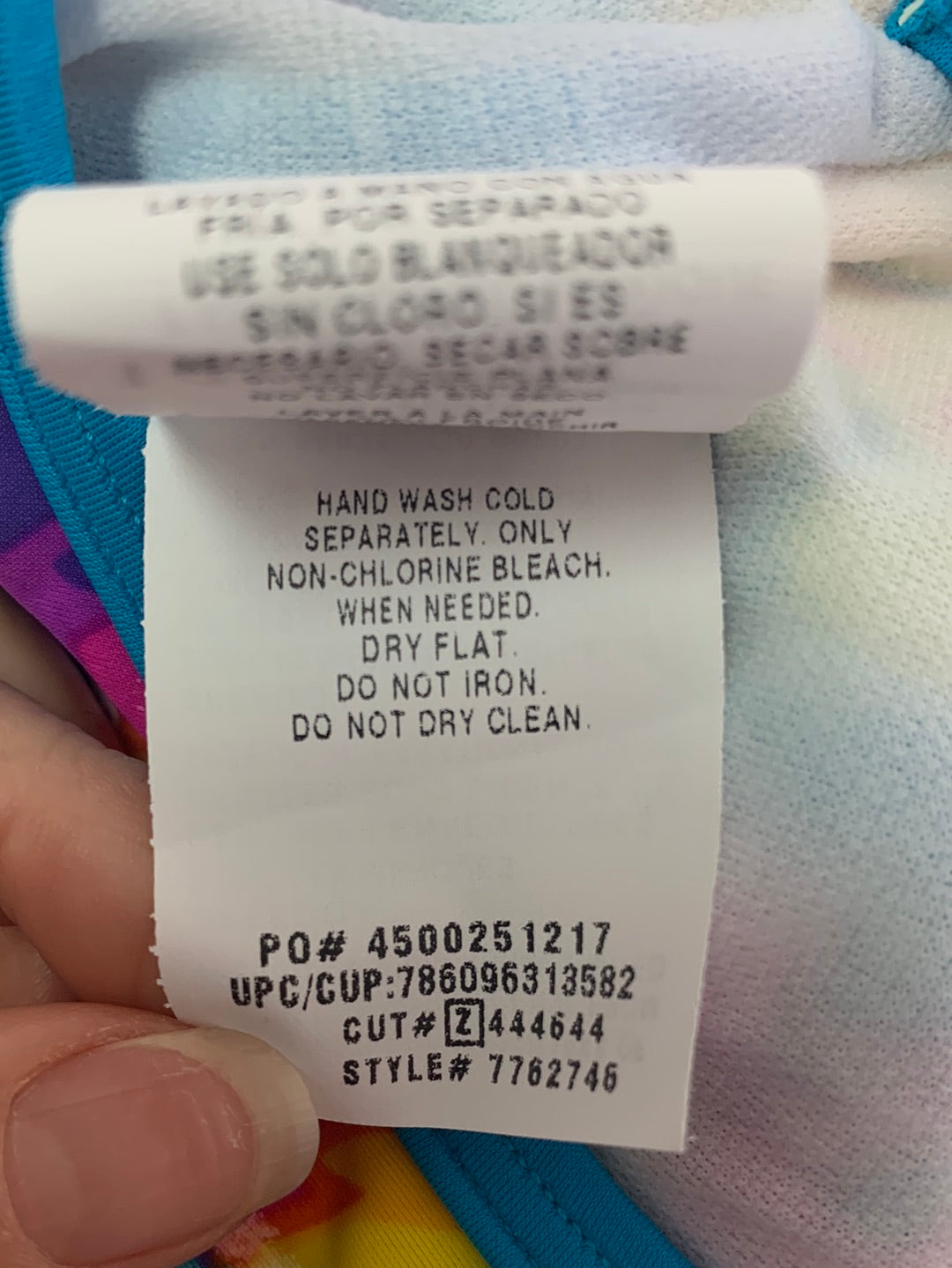 NWT - SPEEDO GIRLS tie dye print One Piece Swimsuit - 14