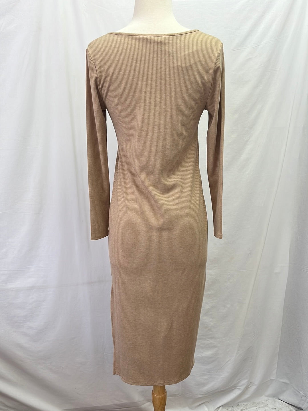 NWT - BANANA REPUBLIC Tan Boatneck Sweater Dress -- Small