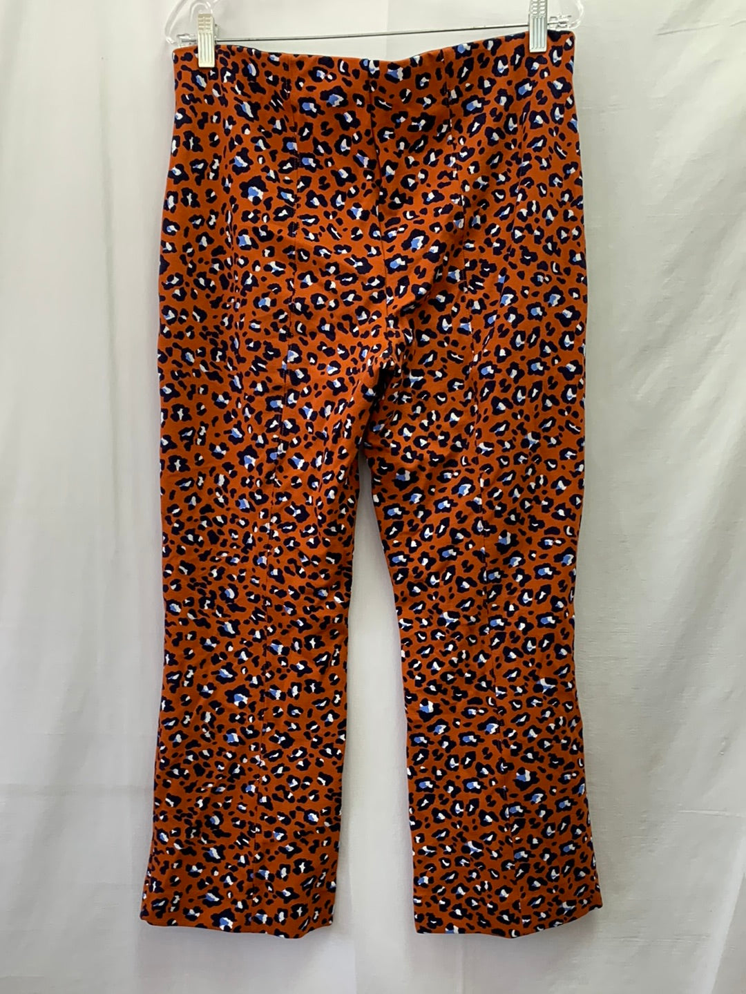 MAEVE ANTROPOLOGIE leopard print The Margot Kick-Flare Cropped Pants - Large