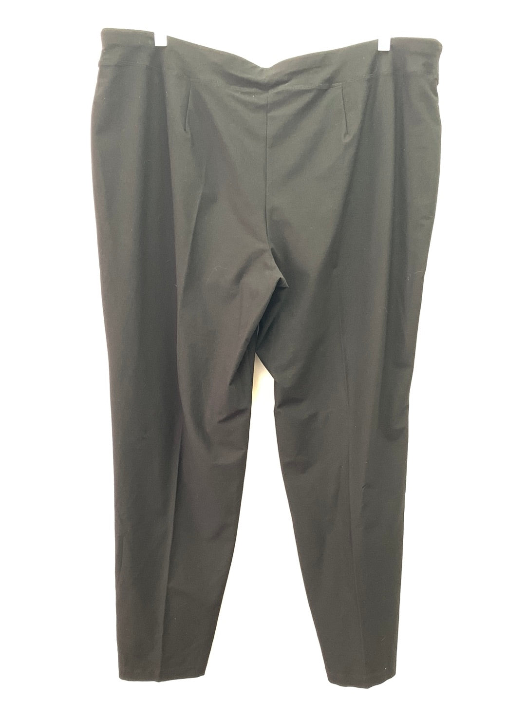 NWT - EILEEN FISHER black Stretch Crepe Slim Boot Cut Pants - 2X