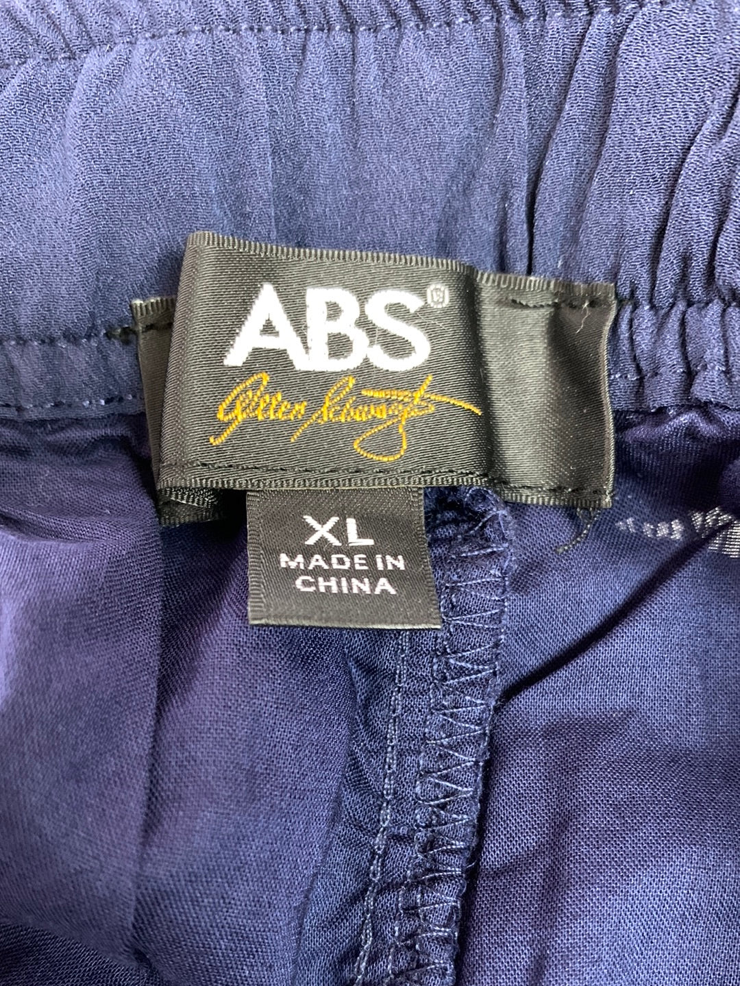 NWT - ABS BY ALLEN SCHWARTZ navy Lace Shorts - X-Large