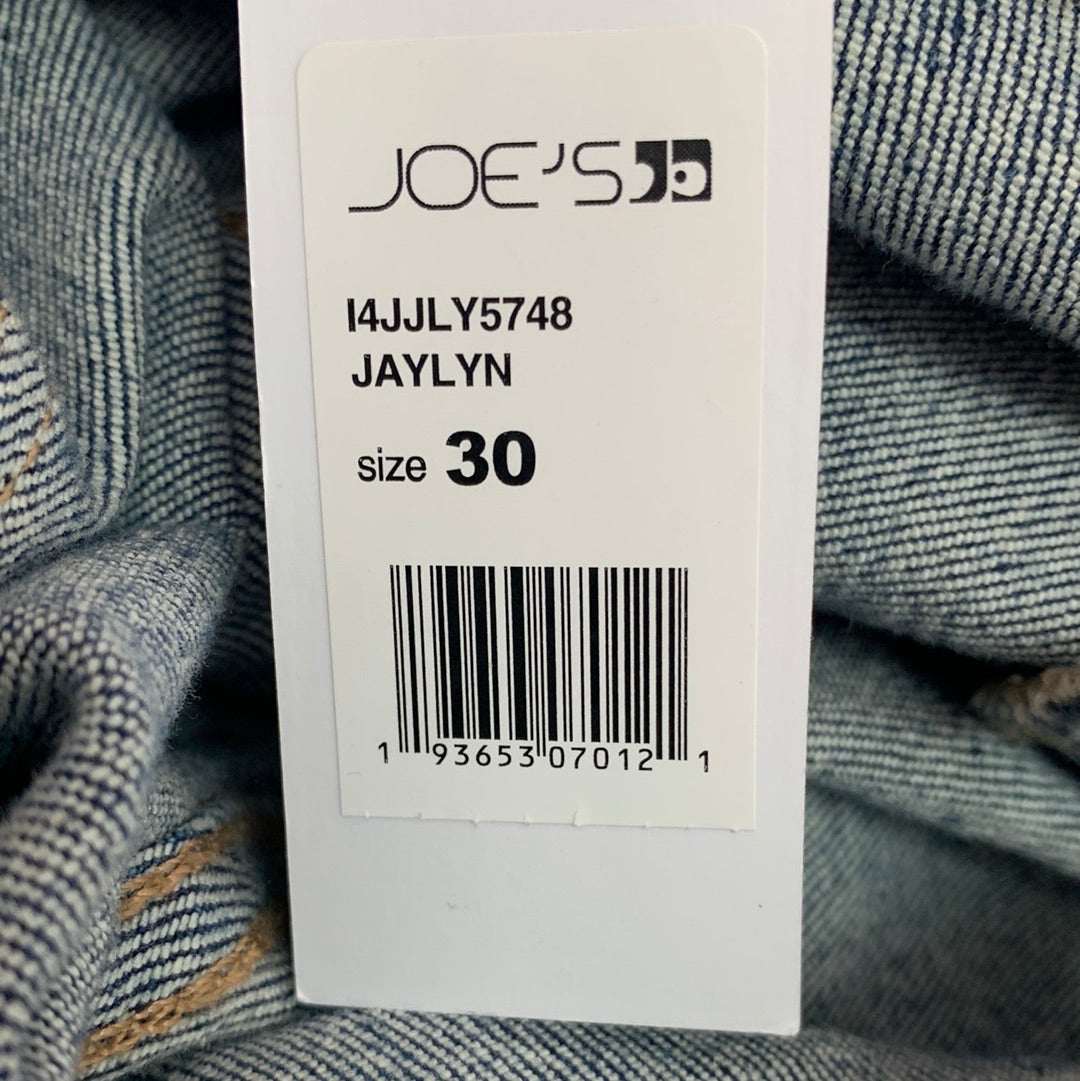 NWT - JOE'S denim cobra stripe Charlie High Rise Skinny Ankle Jaylyn Jeans - 30