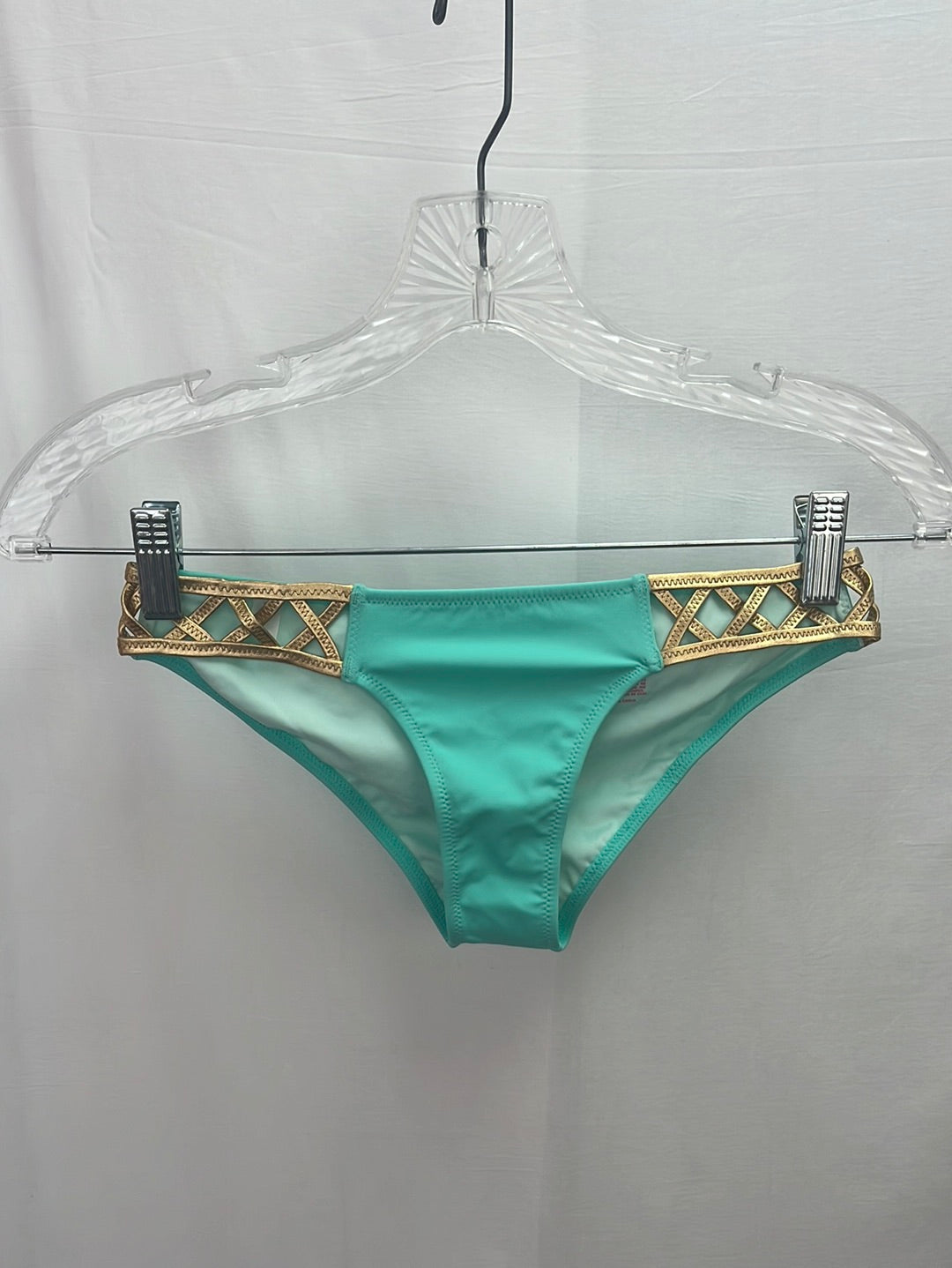 NIP -- VICTORIA'S SECRET Turquoise The Cheeky Hipkini Bikini Bottom -- XS