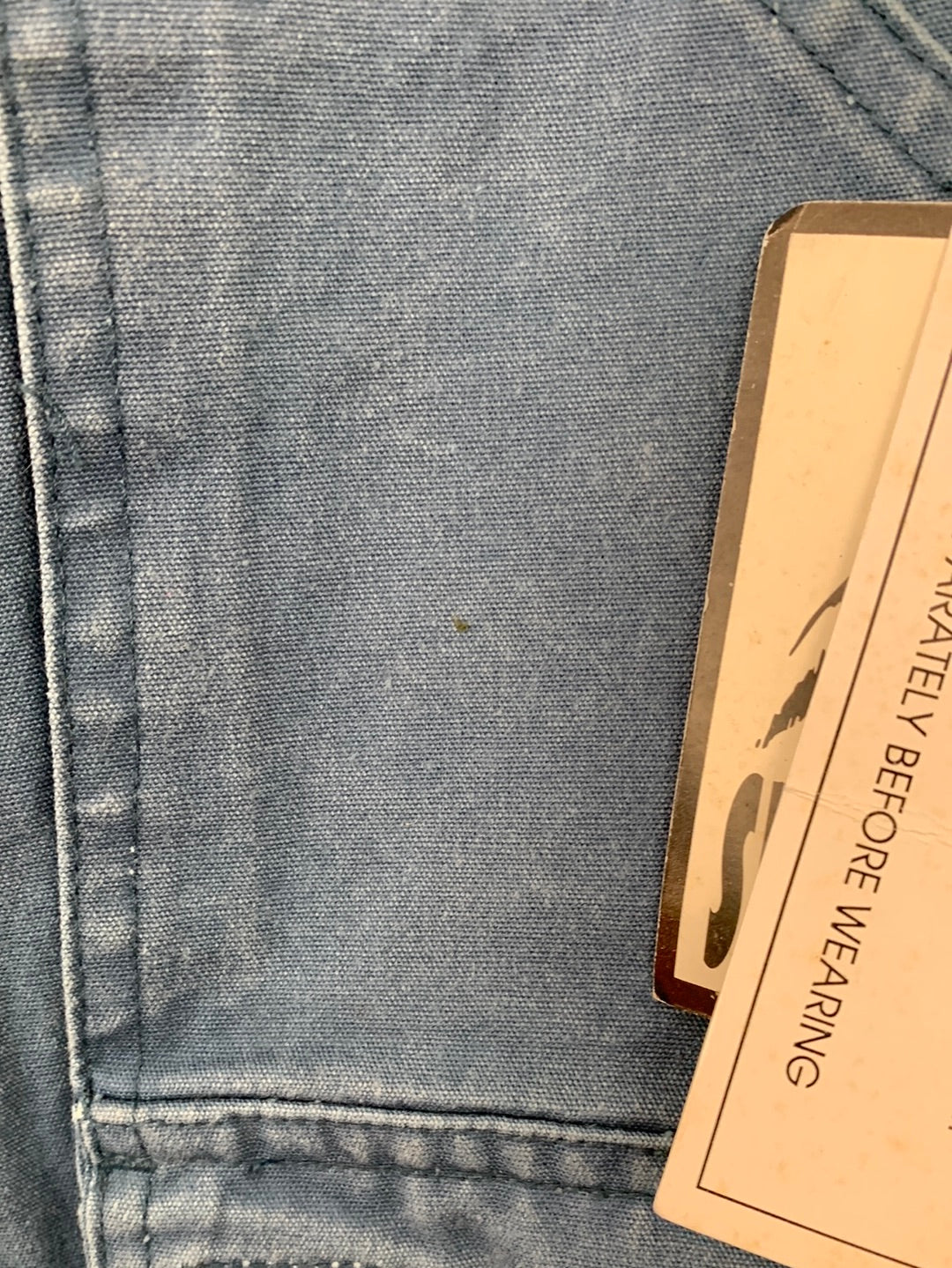 NWD - SIERRA PACIFIC distressed blue Canvas Elastic Waist Cargo Shorts - 34