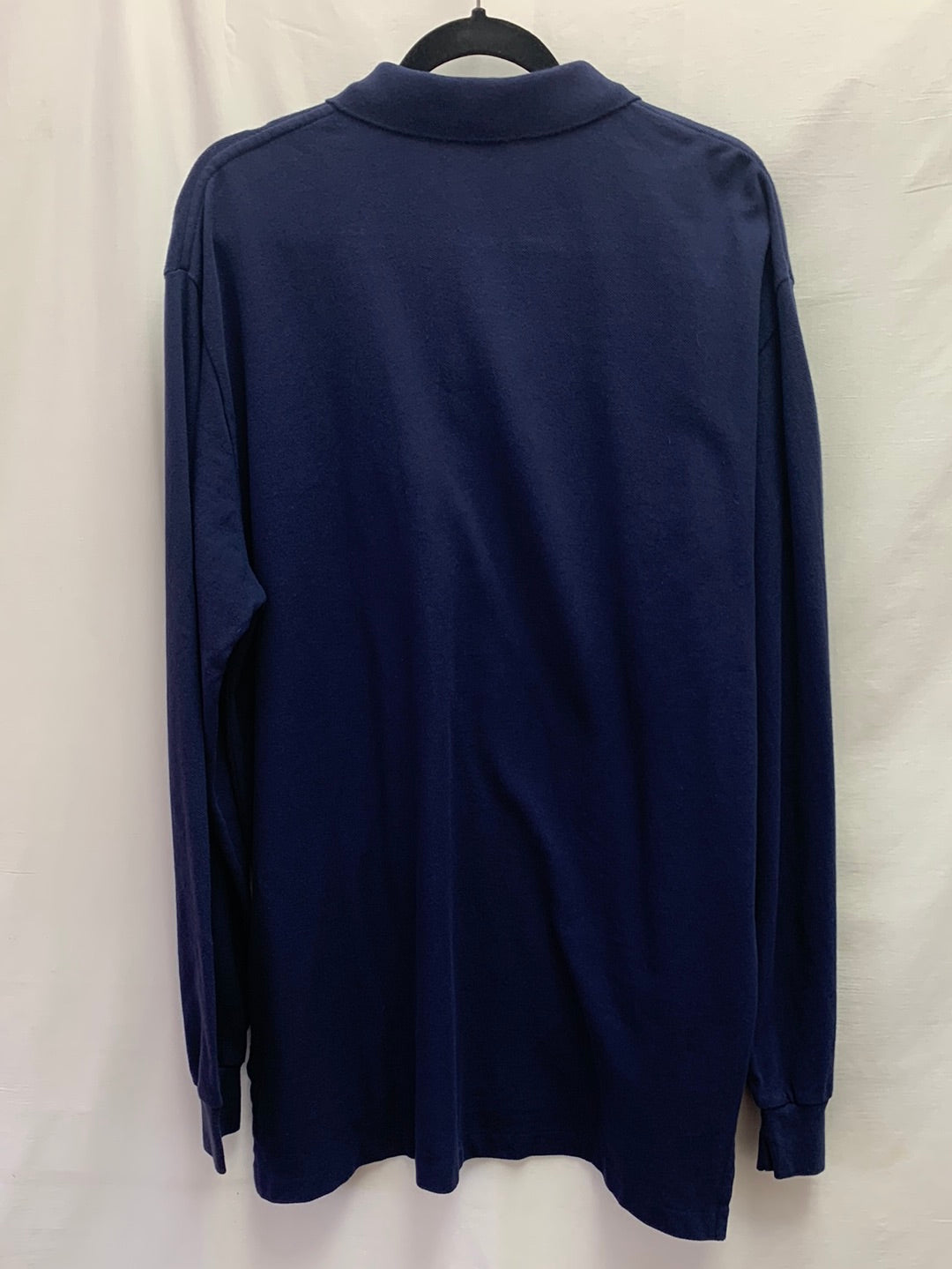 NWT - POLO RALPH LAUREN navy red Long Sleeve Mesh Polo Shirt - XL
