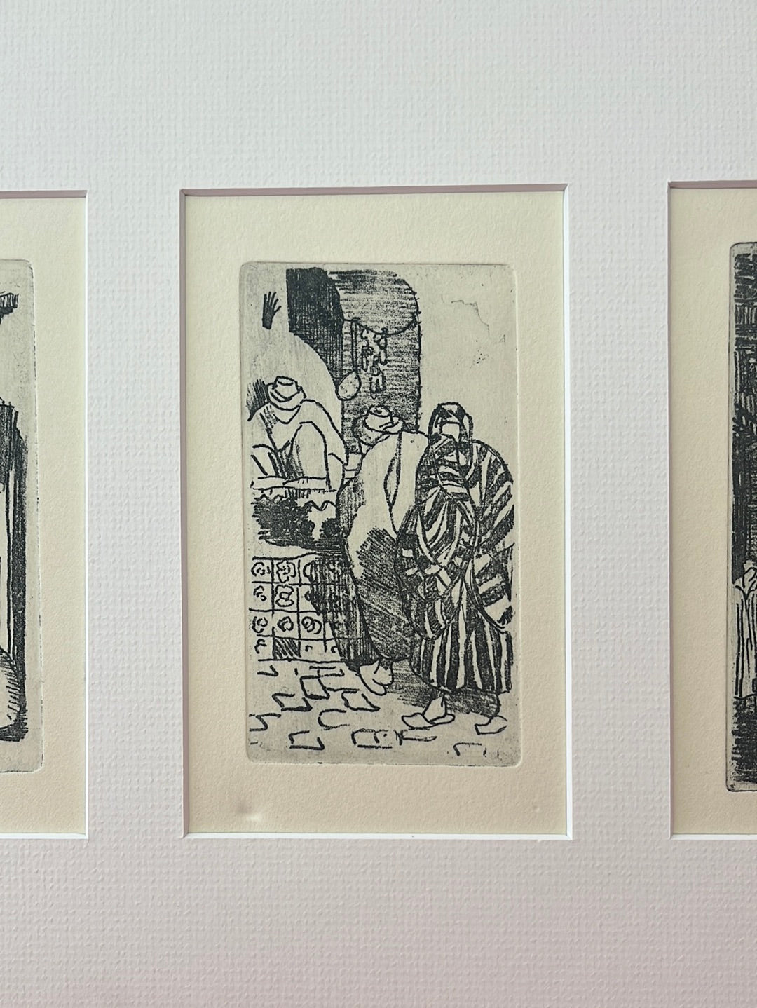 VTG -- 5 Etchings after Guido Colucci's Drawings of Tripoli