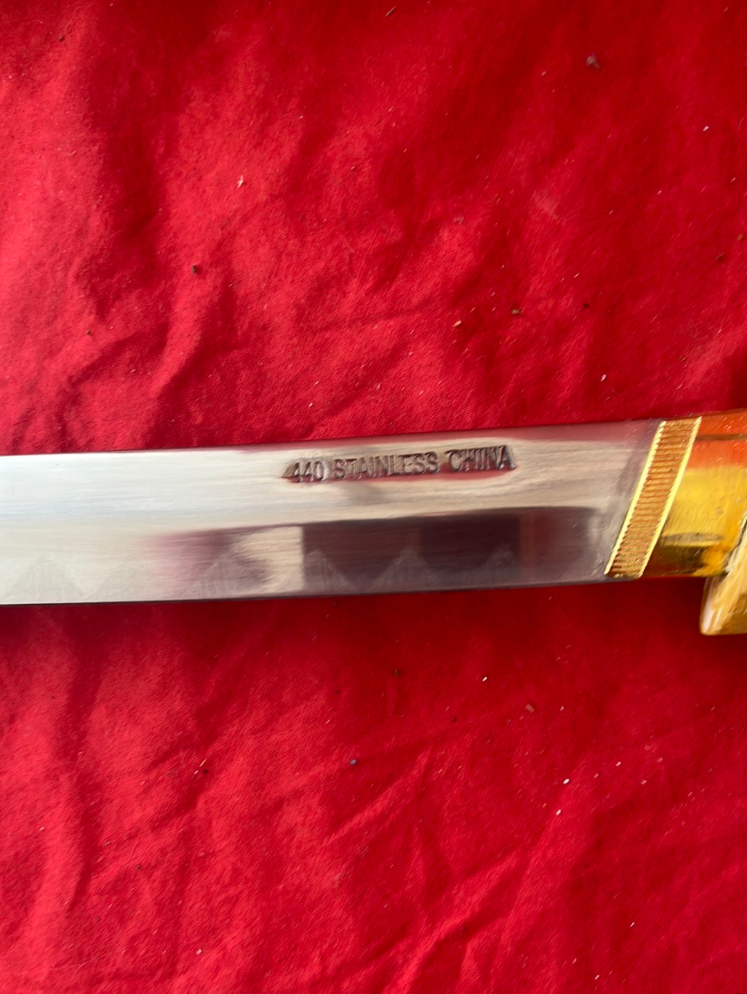 Dragon Sword with Carved Resin Handle and Sheath