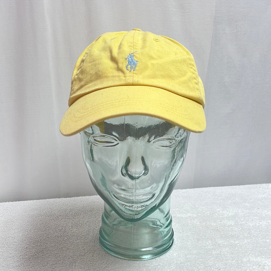 NWOT -- POLO RALPH LAUREN Womens Yellow Baseball Cap -- One Size