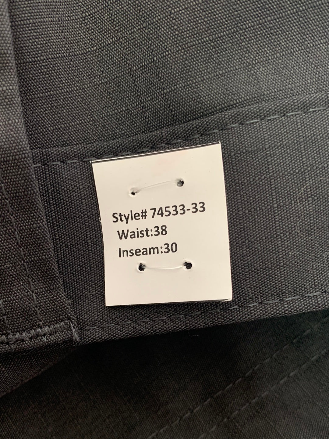 NWT - CARHARTT dark gray 74533-33 Lightweight Bicomponent Work Pants - 38x30
