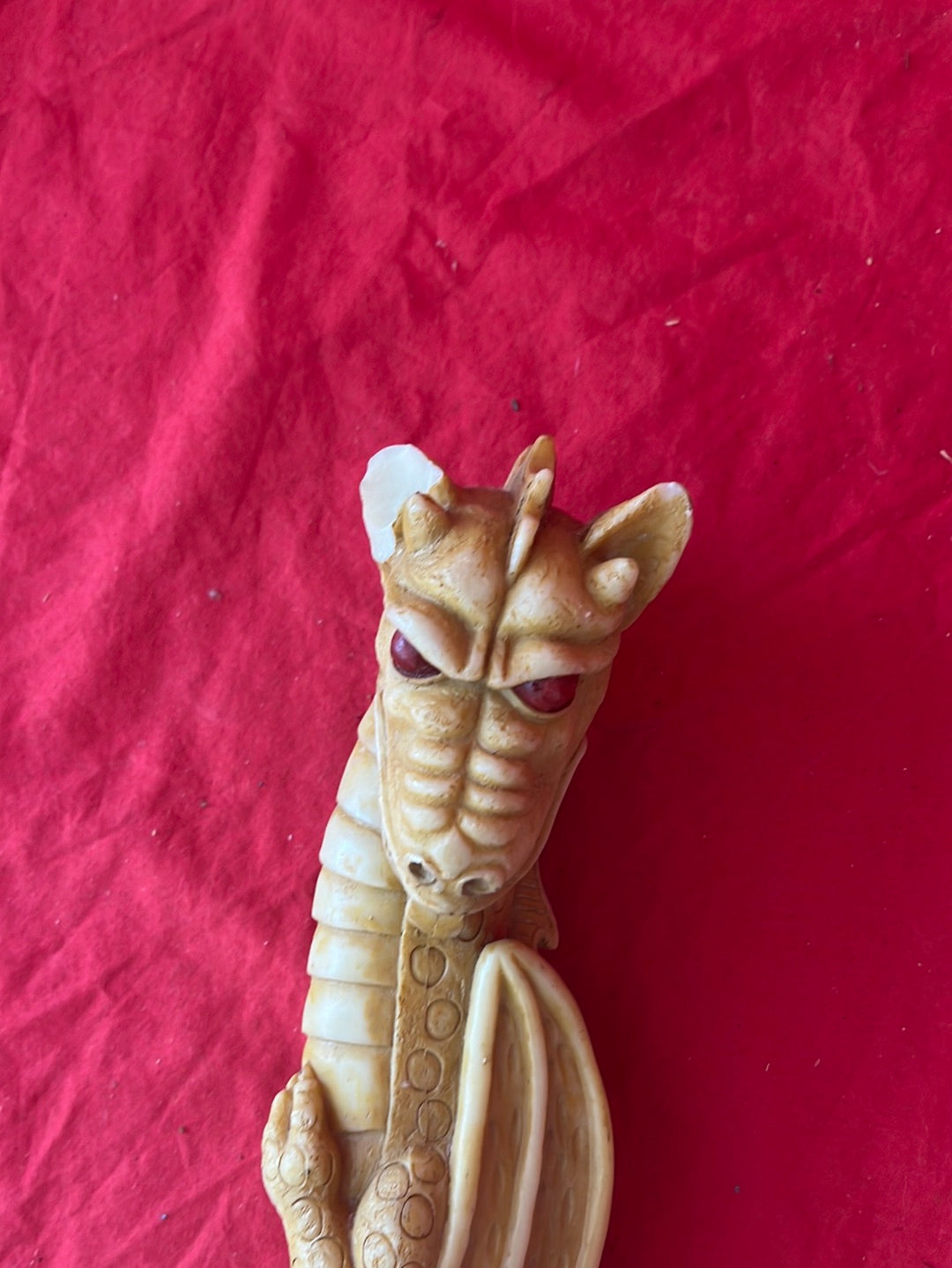 Dragon Sword with Carved Resin Handle and Sheath