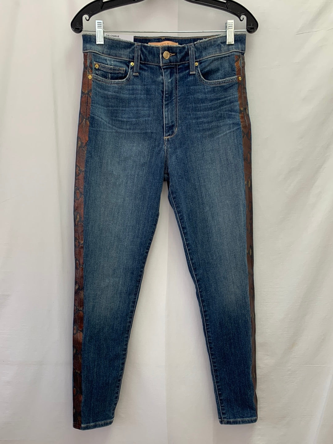 NWT - JOE'S denim stripe Charlie High Rise Jaylyn Jeans - 30
