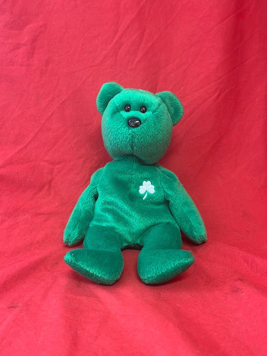 VTG -- TY Beanie Baby Retired Irish Bear Erin -- 1997