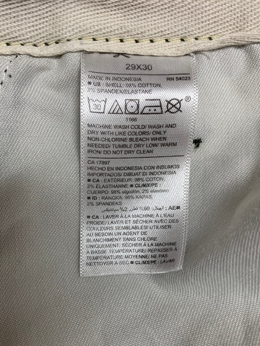 NWT - OLD NAVY olive Lived-In Straight Built-In Flex Cargo Pants - 29 x 30
