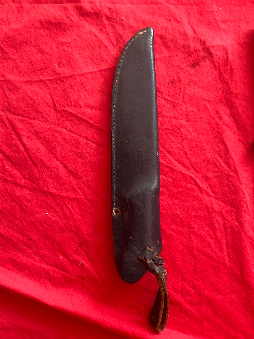 VTG -- Pre-64 PUMA Stag Handle Forsternicker with Leather Sheath