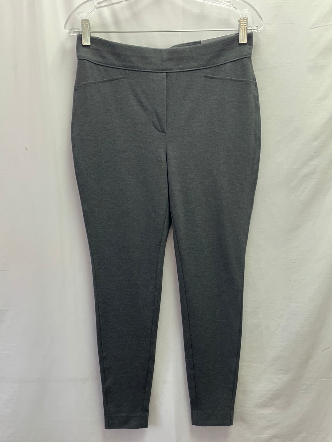 NWT - CHICO'S heather grey Ponte Basic Ankle Leggings - 1 | US 8