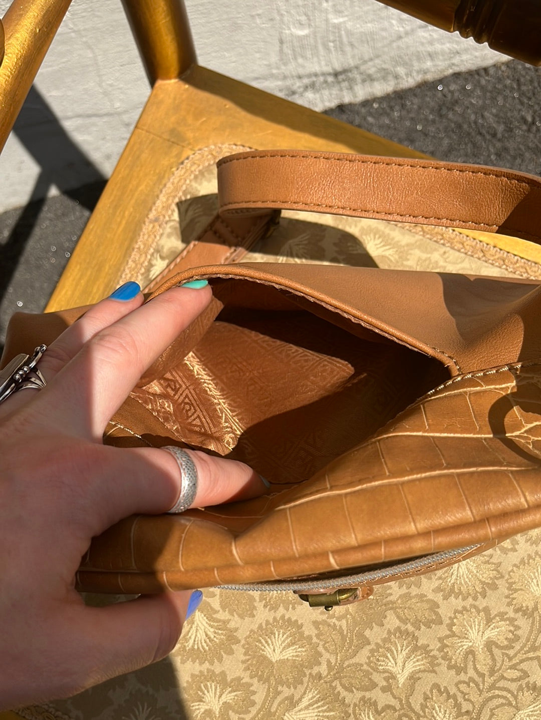 RELIC Leather Crossbody Bag