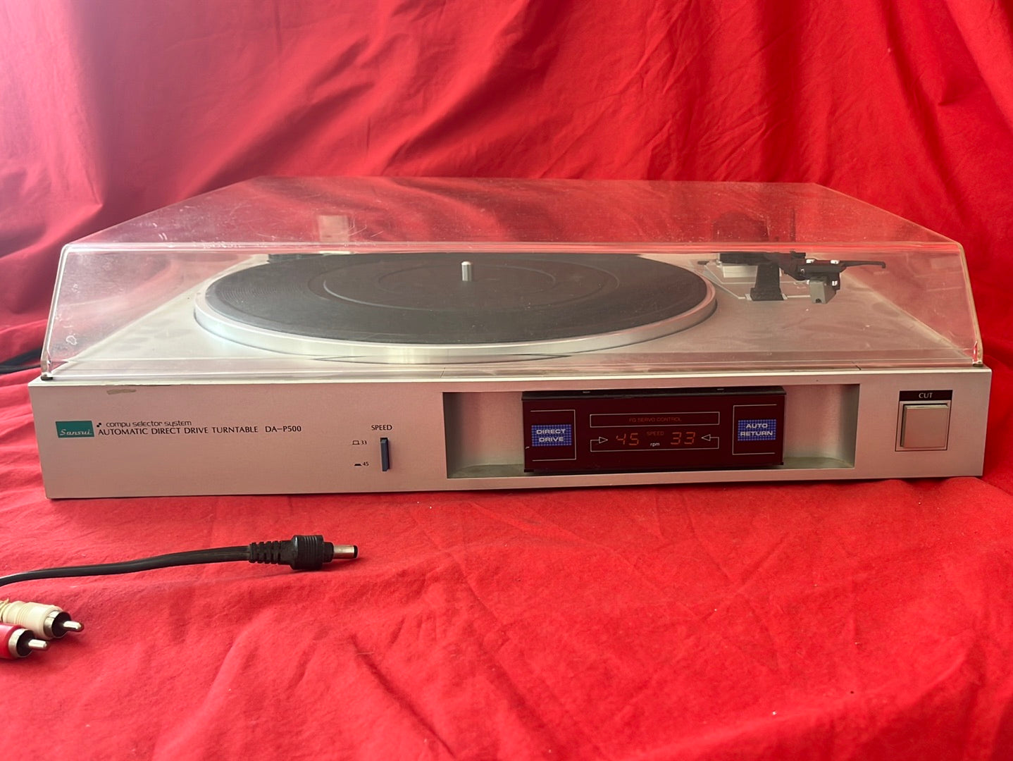 VTG -- SANSUI DA-P500 Automatic Direct Drive Turntable - Not Tested (Parts Only)