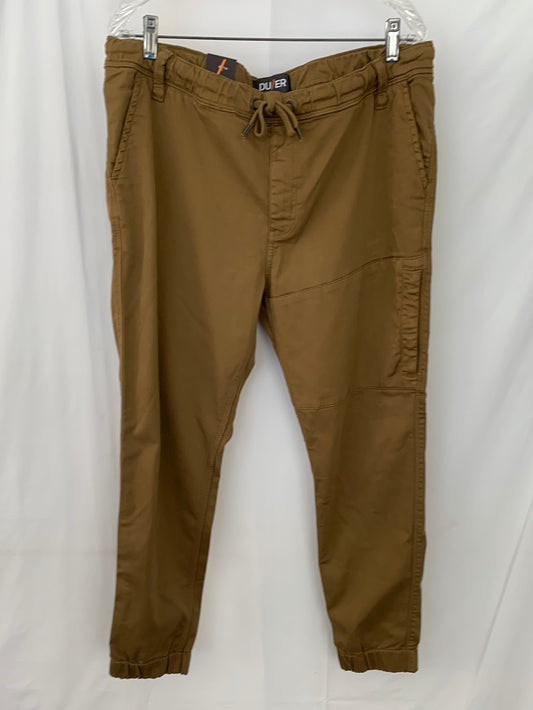 NWT - DU/ER tobacco brown No Sweat Jogger Pants - 38x29