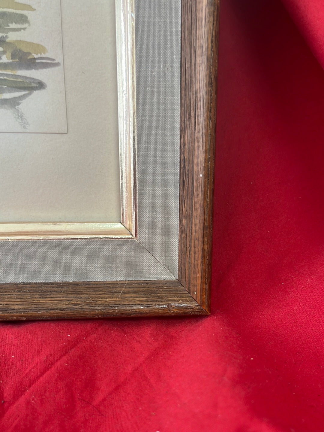 SIGNED AND FRAMED -- Calon, Original Watercolor of Central American Pueblo
