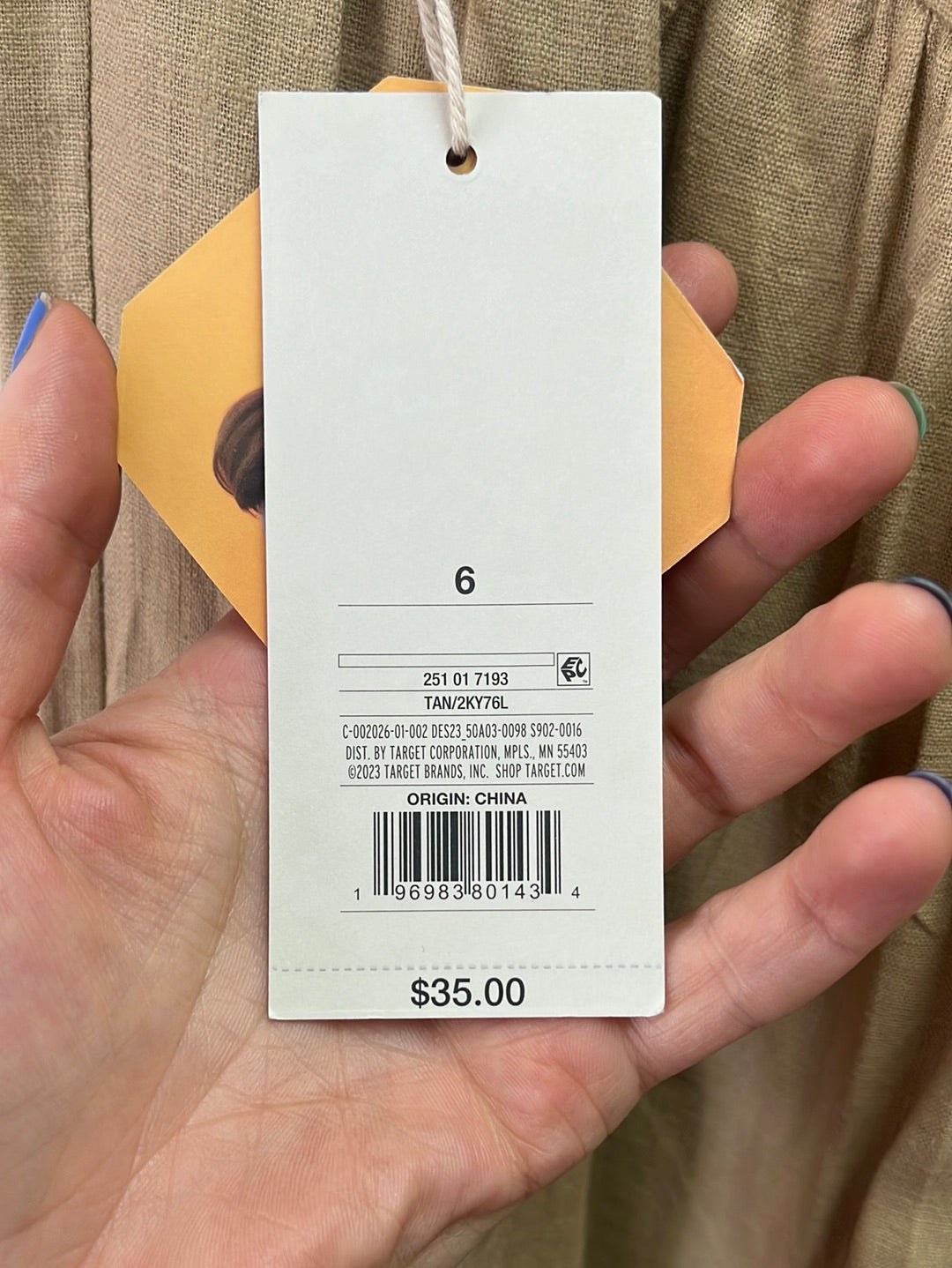 NWT -- NOEL Canvas Harem Pants -- Size: 6