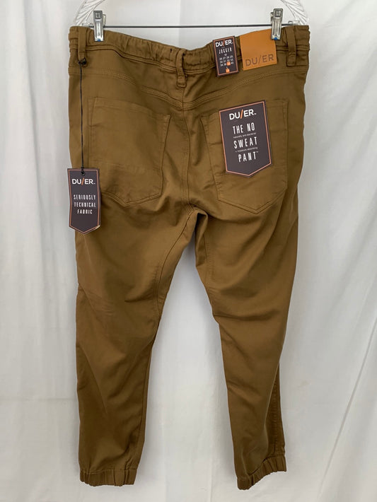 NWT - DU/ER tobacco brown No Sweat Jogger Pants - 38x29