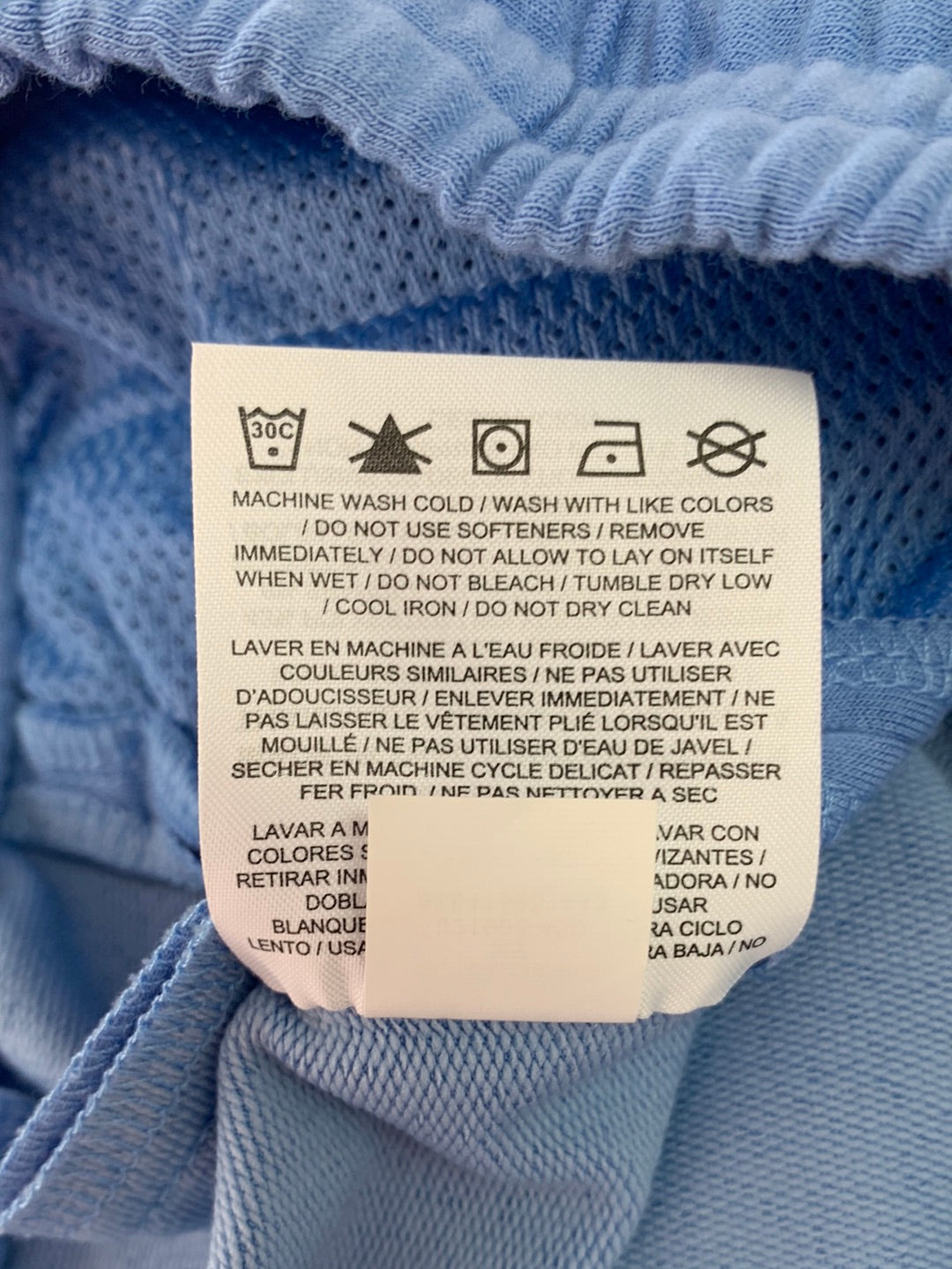NWT - JORDAN blue UNC Tar Heels Dri-Fit Long Shorts - XS