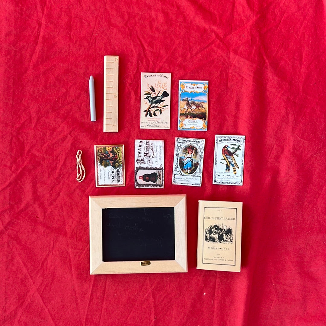 VTG -- Pleasant Company American Girl Kristen's School Supplies and Slate Bag