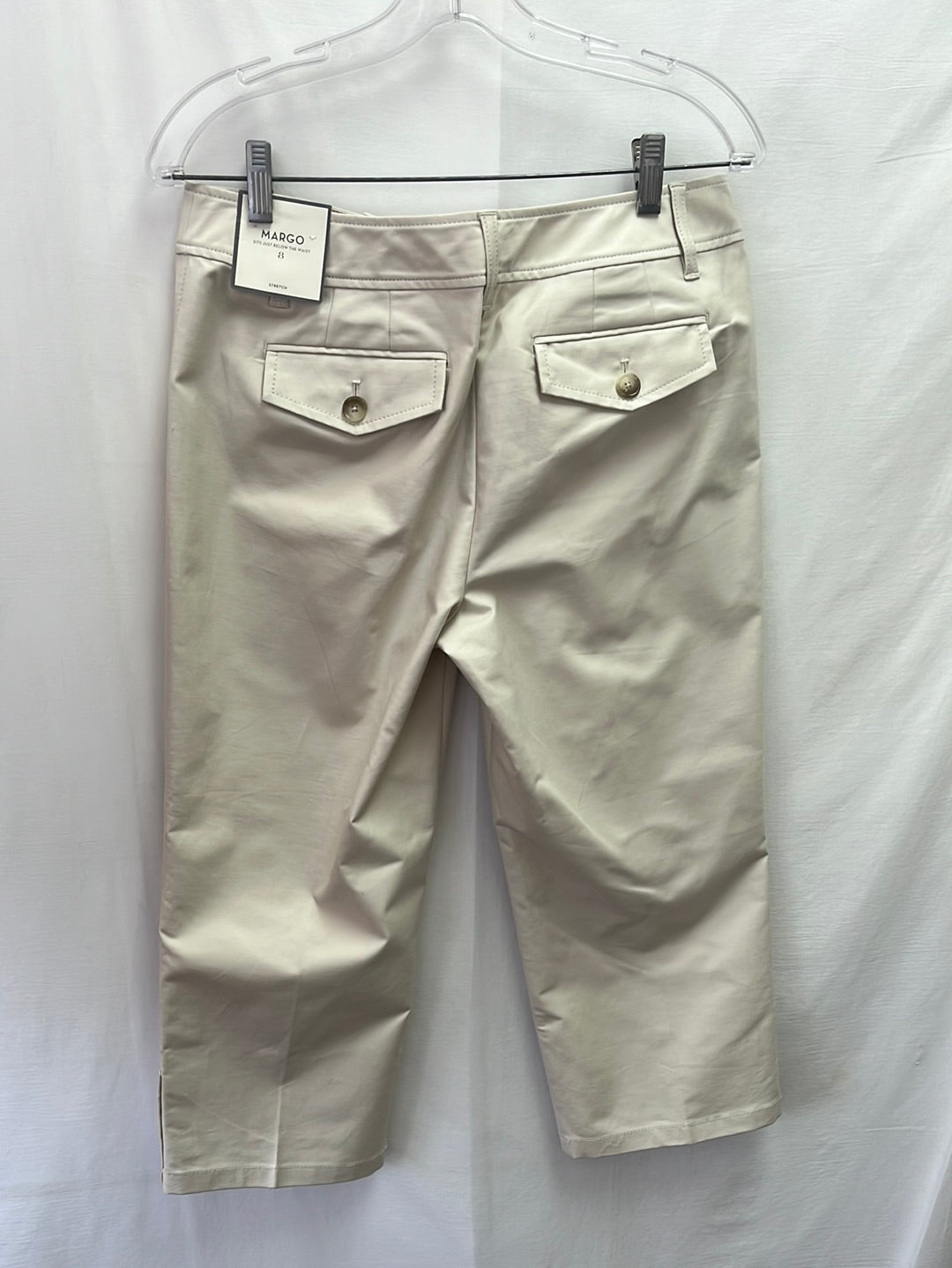 NWT -- ANN TAYLOR White Margo Ankle Pants -- 8