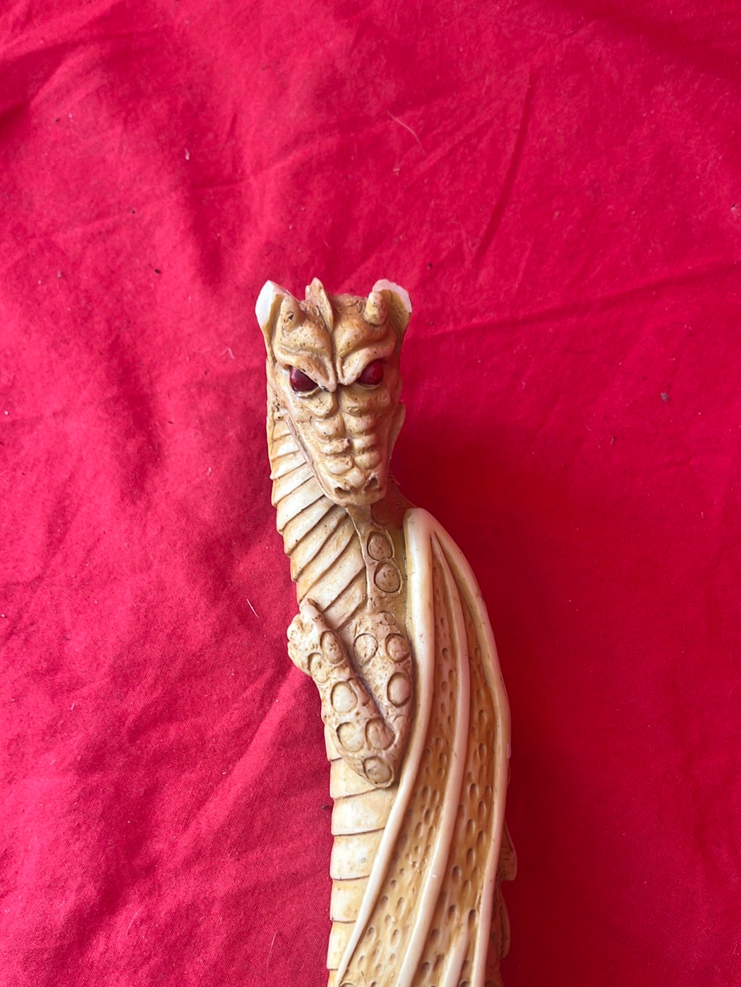 Dragon Dagger with Carved Resin Handle and Sheath