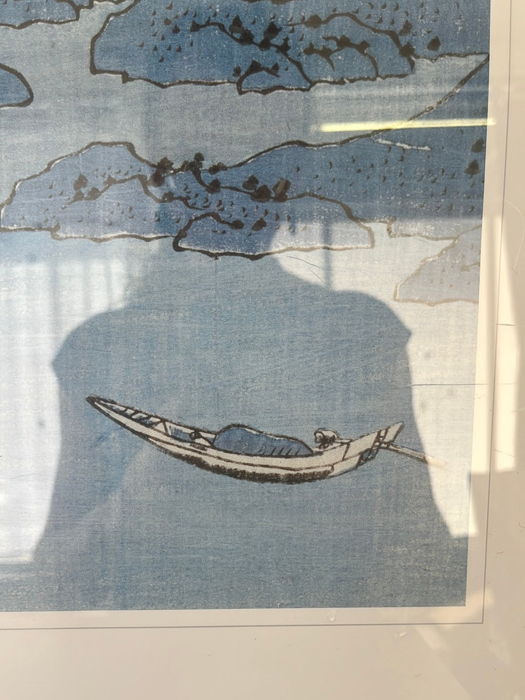 VTG -- FRAMED PRINT -- Hokusai 'Mt. Fuji Reflected in Lake Misaica,' from 36 Views of Mt Fuji Series