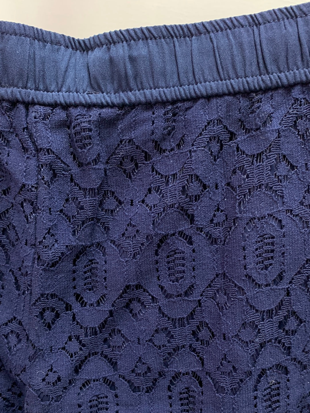 NWT - ABS BY ALLEN SCHWARTZ navy Lace Shorts - X-Large