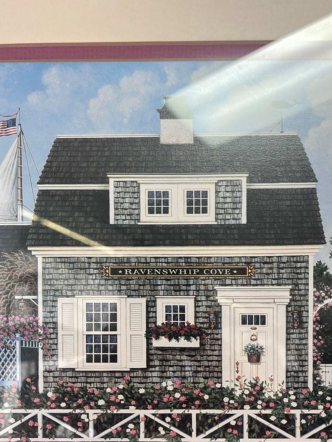 SIGNED AND FRAMED -- Charles Wysocki Print -- "Ravenswhip Cove"