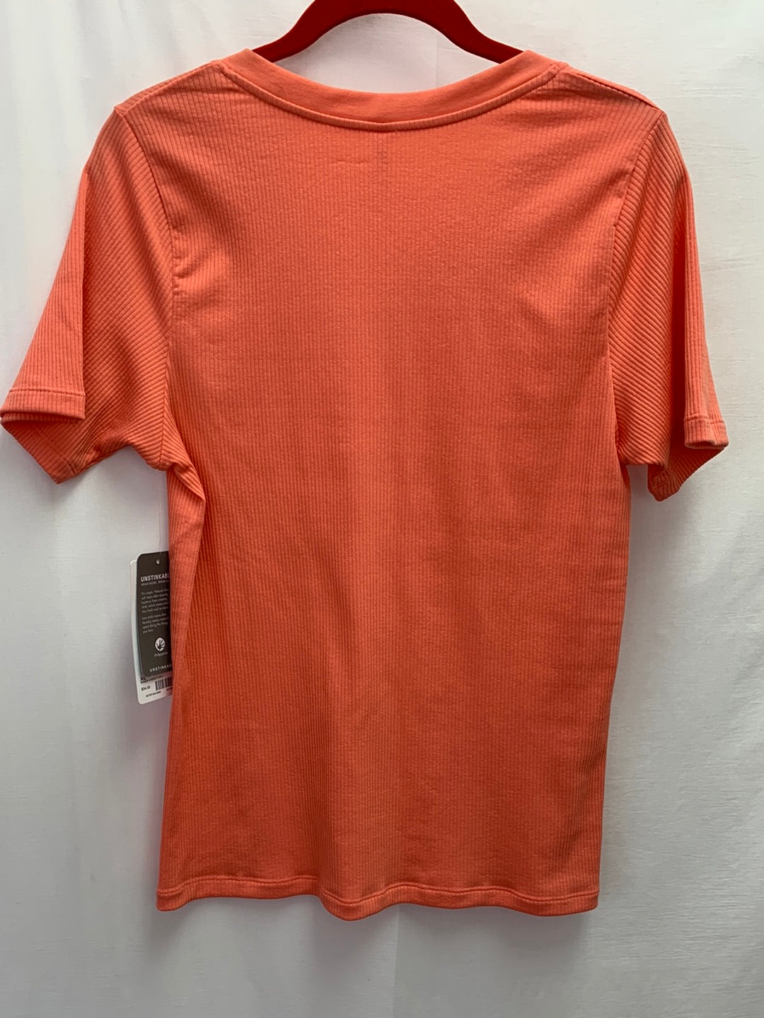 NWT - ATHLETA island coral Renew V-Neck Short Sleeve Tee - XL