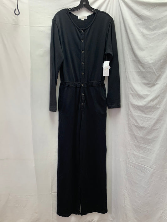 NWT - SPIRITUAL GANGSTER vintage black Long Sleeve Button Down Jumpsuit - Medium