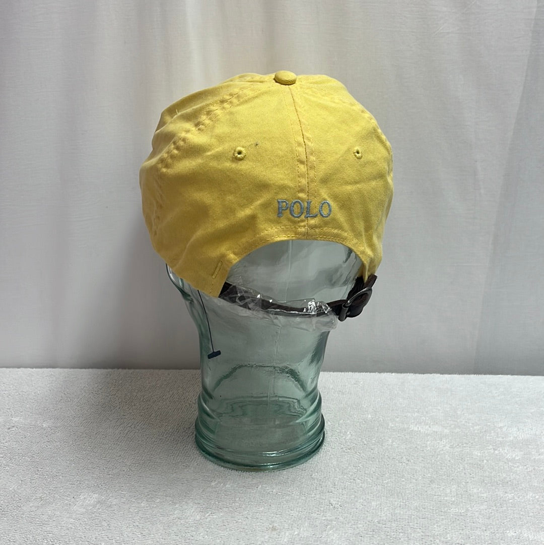 NWOT -- POLO RALPH LAUREN Womens Yellow Baseball Cap -- One Size