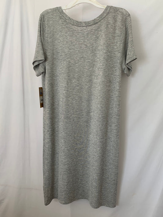 NWT - RIVALRY THREADS grey UNC Short Sleeve Nightgown Nightshirt Pajamas  - Size S (4/6)
