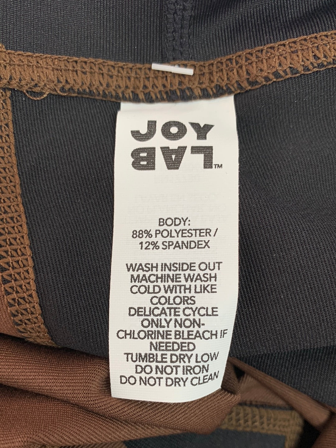 NWT - JOY LAB bronze black metallic High Rise Leggings - Medium