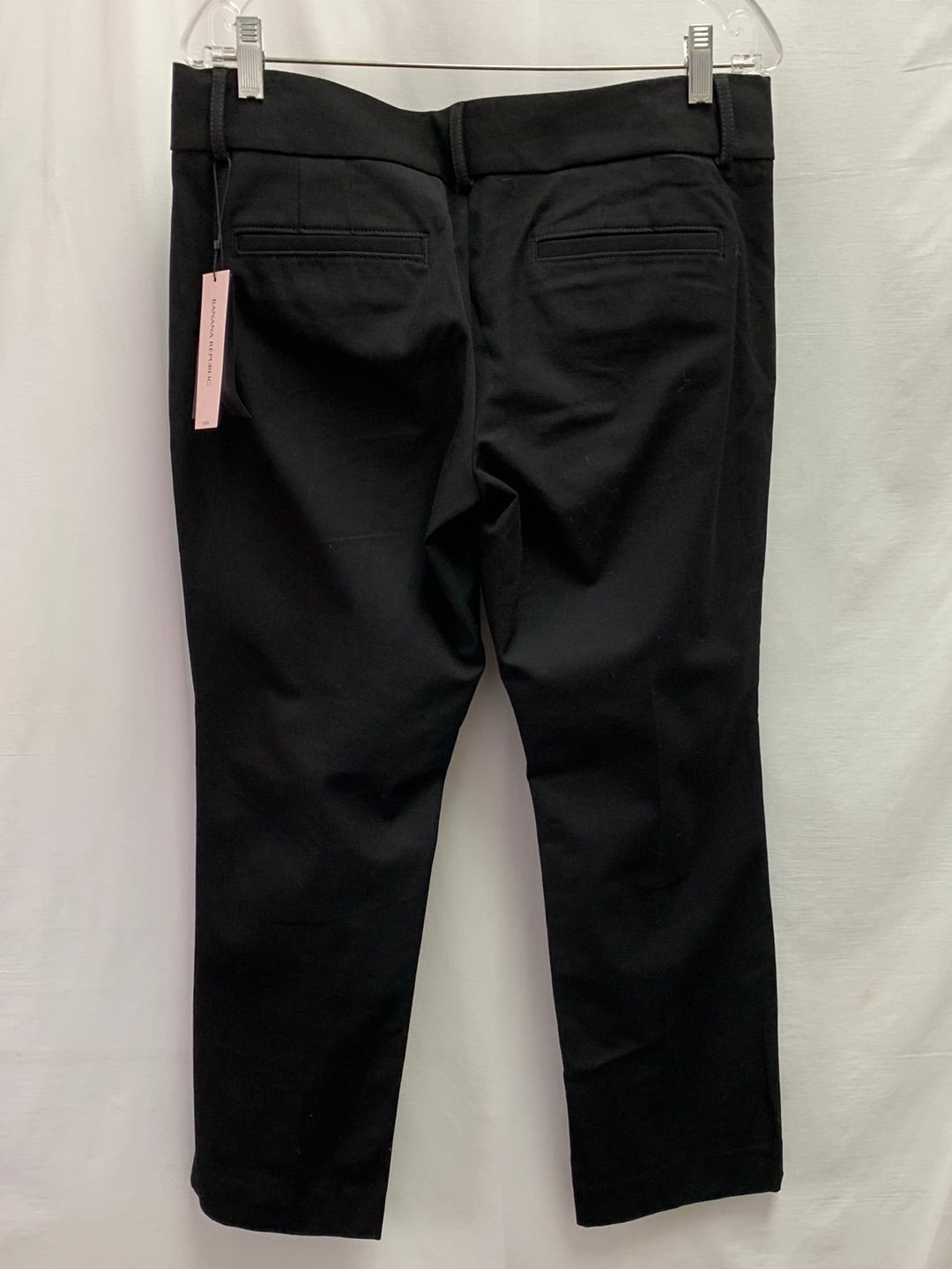 NWT - BANANA REPUBLIC black The Sloan Fit Low-Rise Stretch Pants - 12P
