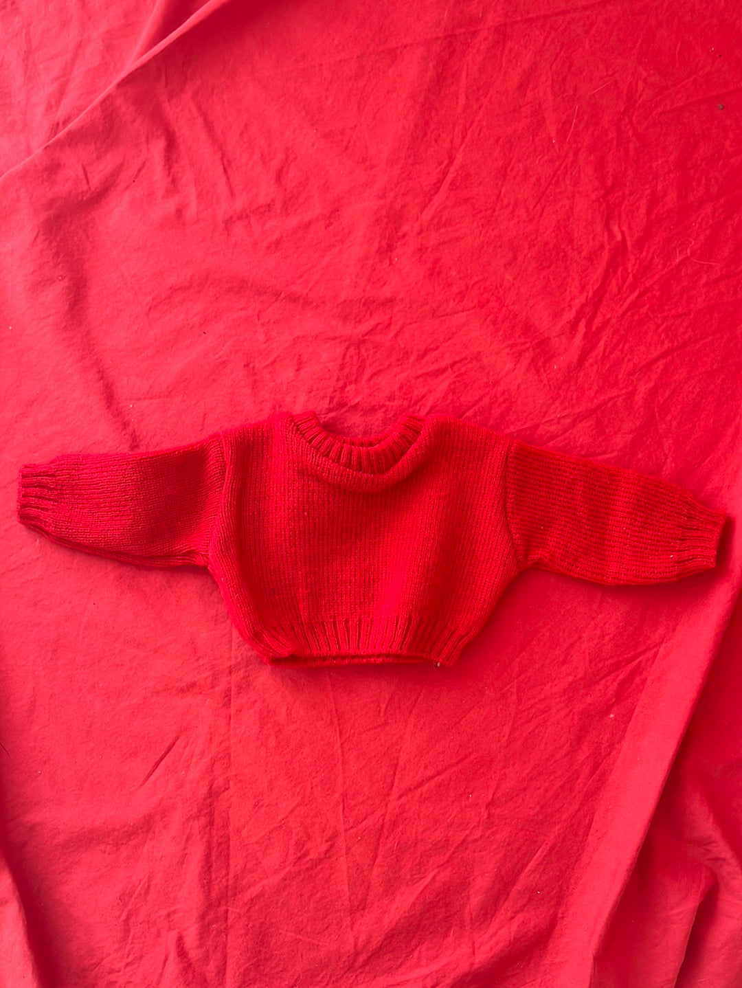 VTG -- 1989 PLEASANT COMPANY American Girl Molly's Halloween Sweater w/ Corsage