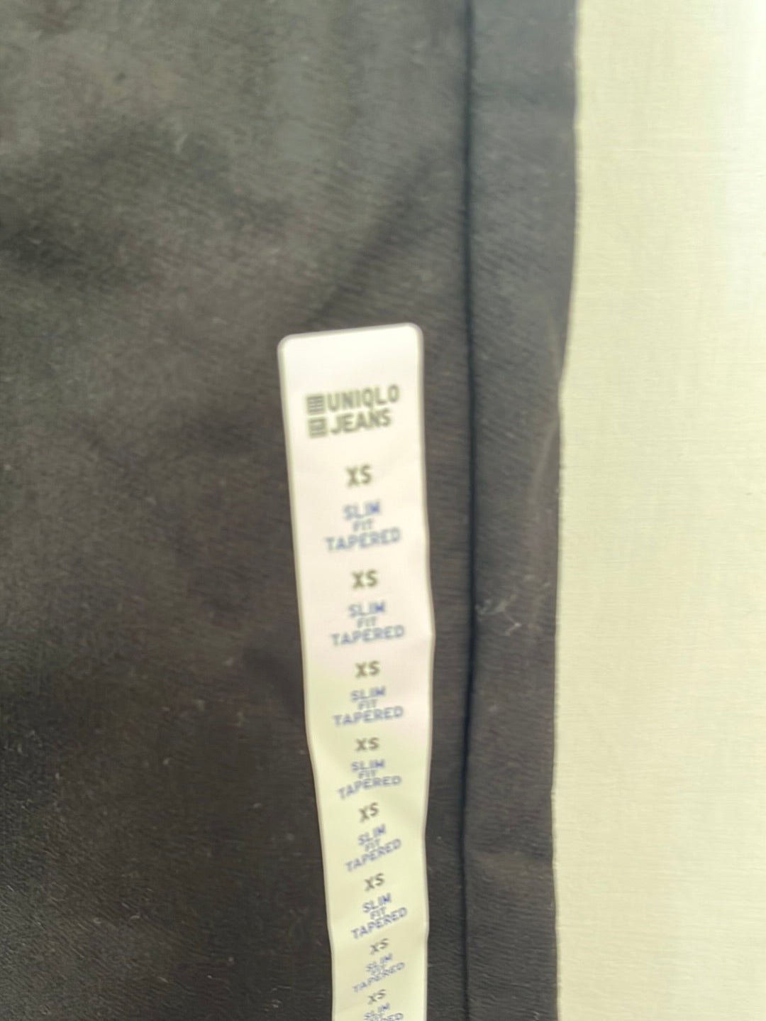NWT -- Uniqlo EZY Black Stretch Jeans -- XS