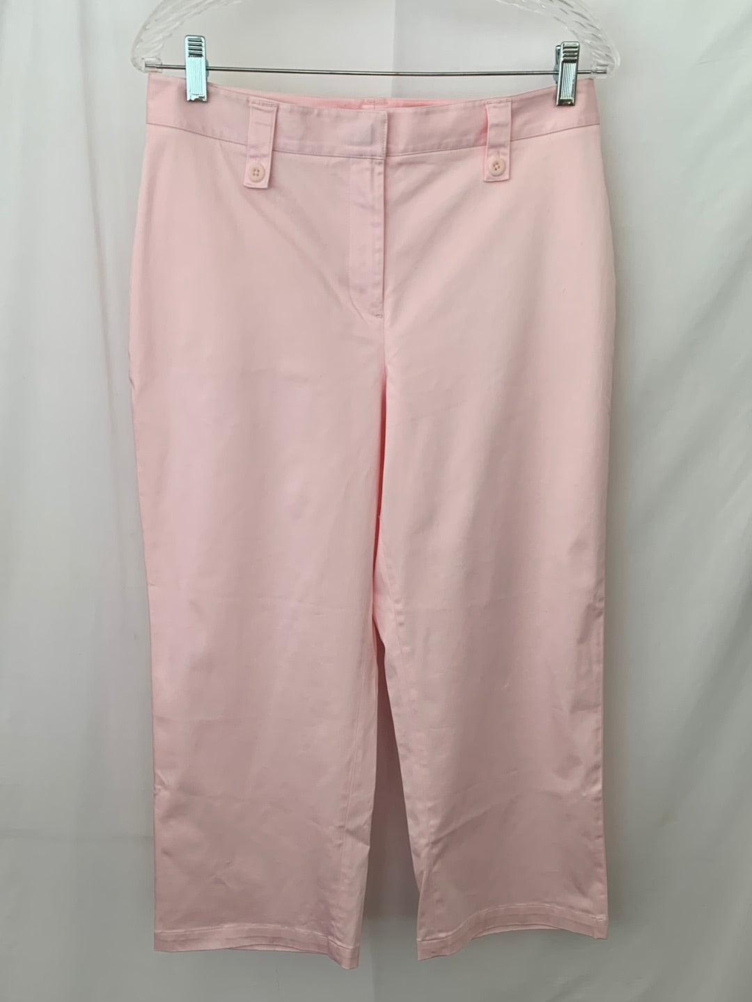 NWT - LANDS' END light pink Stretch Cropped Pants - 10
