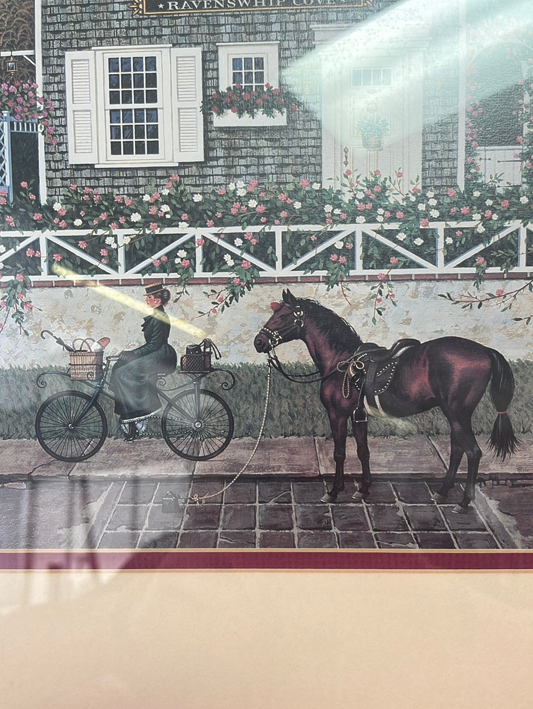 SIGNED AND FRAMED -- Charles Wysocki Print -- "Ravenswhip Cove"