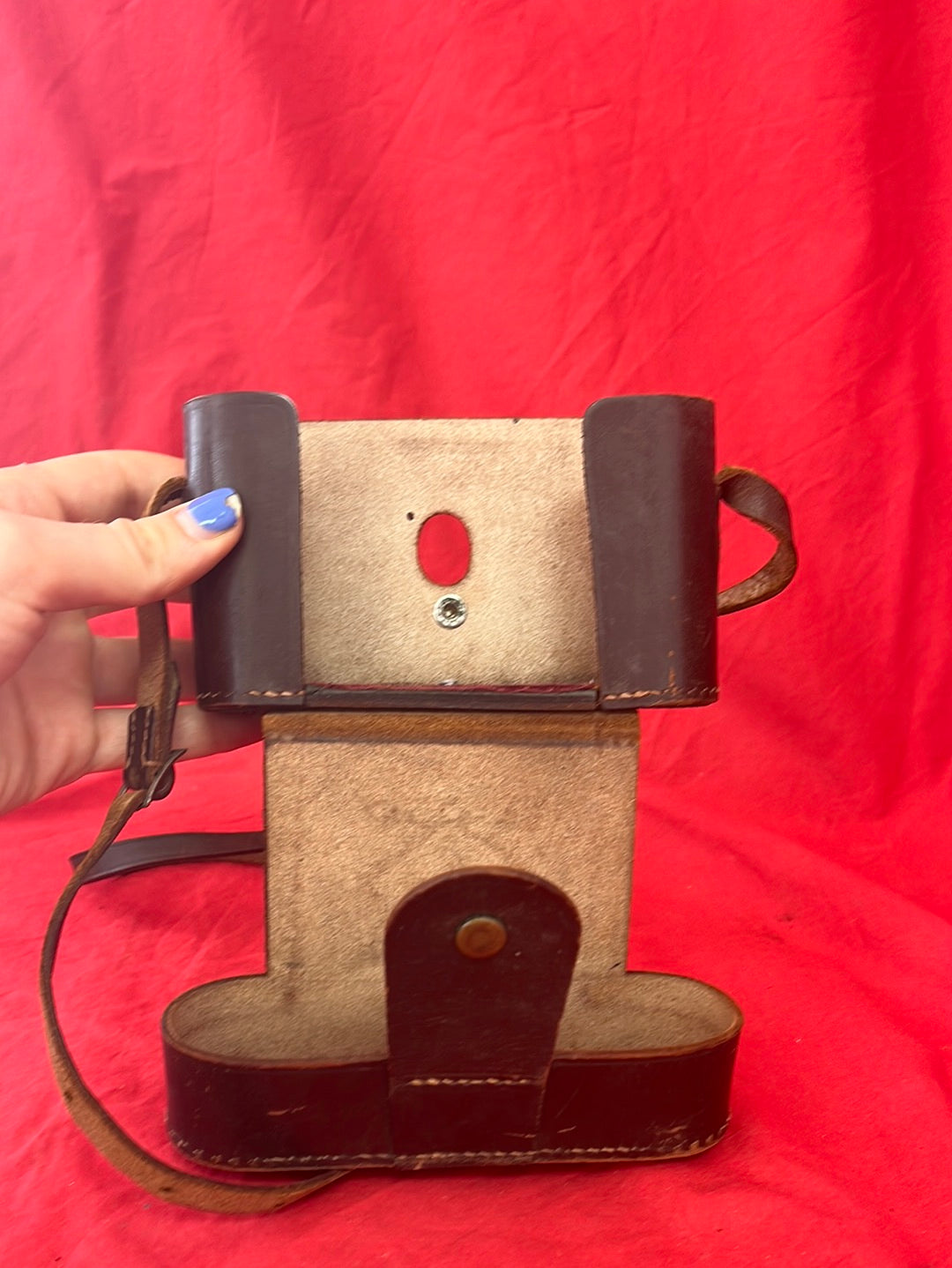 VTG -- AGFA Leather Field Case for Memo Folding Bellows Viewfinder Camera
