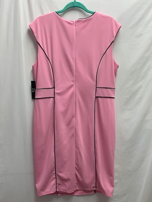 NWT - NEW YORK & COMPANY pink Stretch Sleeveless Bodycon Dress - XL
