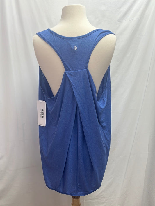 NIP -- RBX Active Blue Twist Back Tank Top -- XL