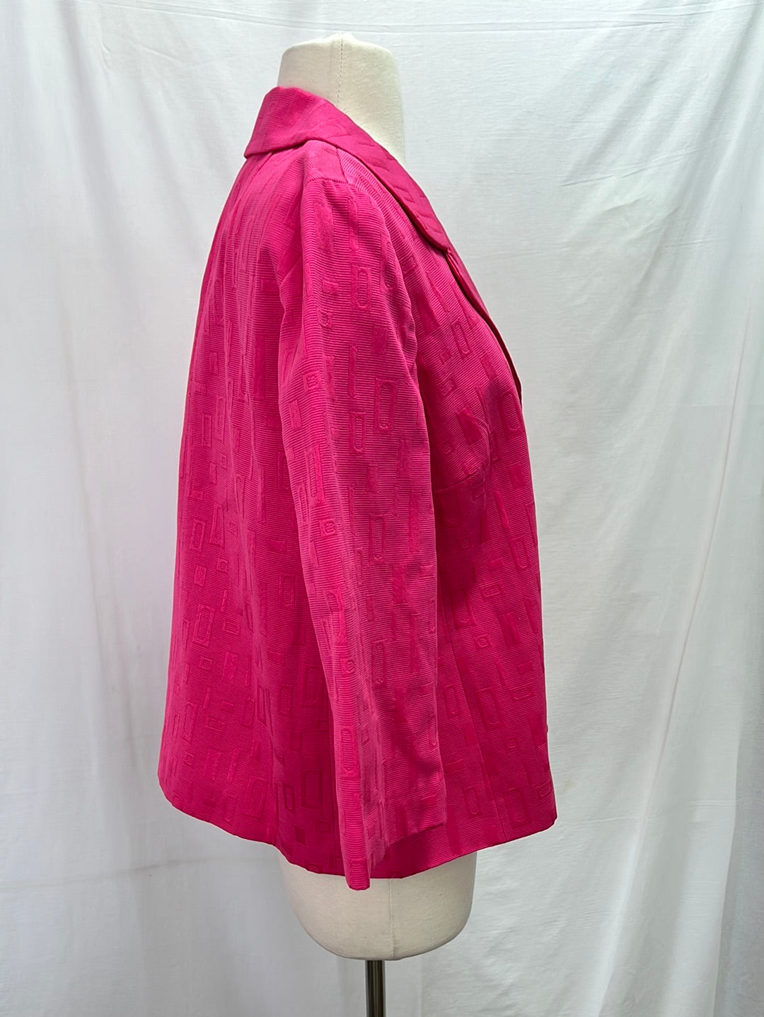 VTG -- CHICO'S Hot Pink Blazer -- 1.5 | US 10/M